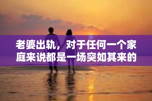 老婆出轨，对于任何一个家庭来说都是一场突如其来的风暴。面对这样的困境，如何挽回婚姻，重拾家庭的和谐，成为了许多人迫切想要了解的问题。今天，我们就来聊聊这个敏感而现实的话题——老婆出轨最好的挽回办法。