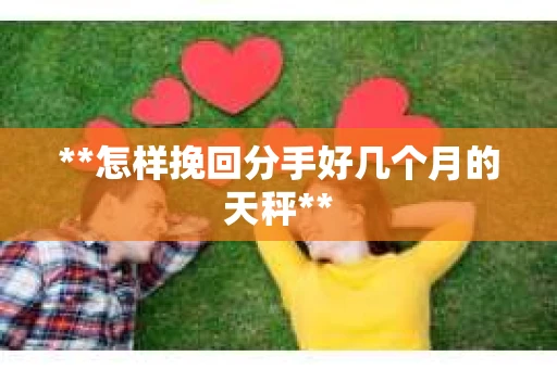 **怎样挽回分手好几个月的天秤**