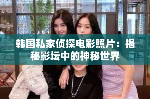 韩国私家侦探电影照片：揭秘影坛中的神秘世界