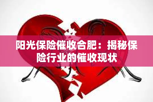 阳光保险催收合肥：揭秘保险行业的催收现状