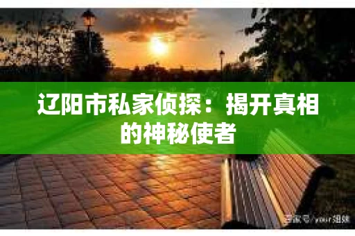 辽阳市私家侦探：揭开真相的神秘使者