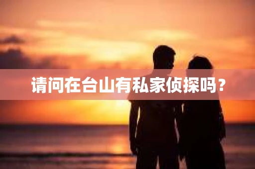 请问在台山有私家侦探吗？