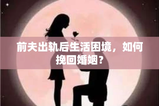 前夫出轨后生活困境，如何挽回婚姻？