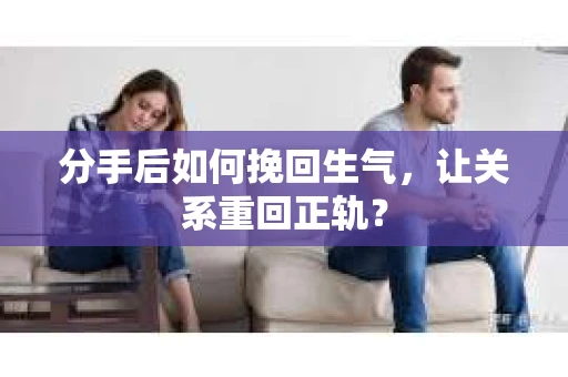 分手后如何挽回生气，让关系重回正轨？