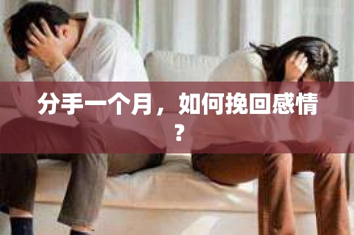 分手一个月，如何挽回感情？