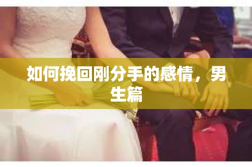 如何挽回刚分手的感情，男生篇