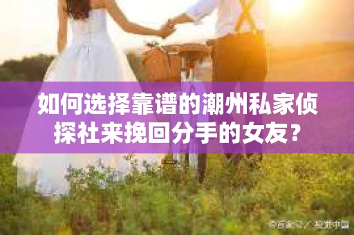 如何选择靠谱的潮州私家侦探社来挽回分手的女友? 如何选择靠谱的潮州私家侦探社来挽回分手的女友?