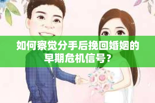 如何察觉分手后挽回婚姻的早期危机信号？