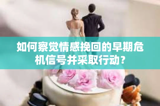 如何察觉情感挽回的早期危机信号并采取行动？