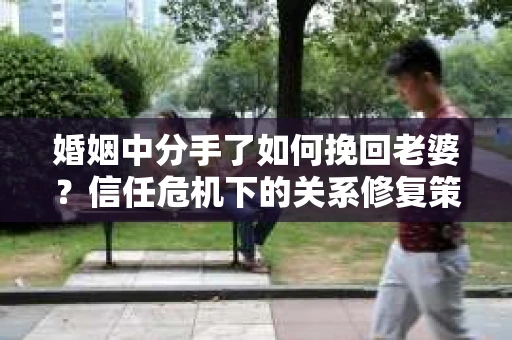 婚姻中分手了如何挽回老婆？信任危机下的关系修复策略